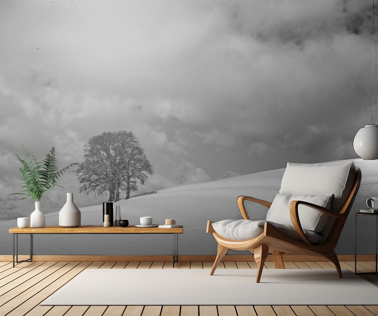 A cloudy winter day Poster och Canvastavla