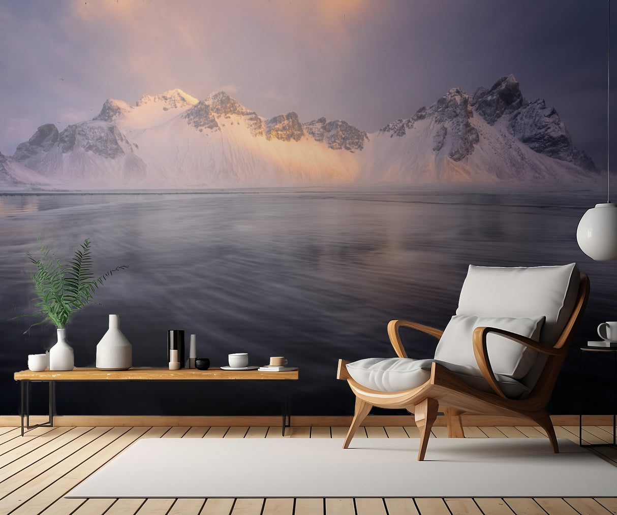 Sea and Mountain Poster och Canvastavla