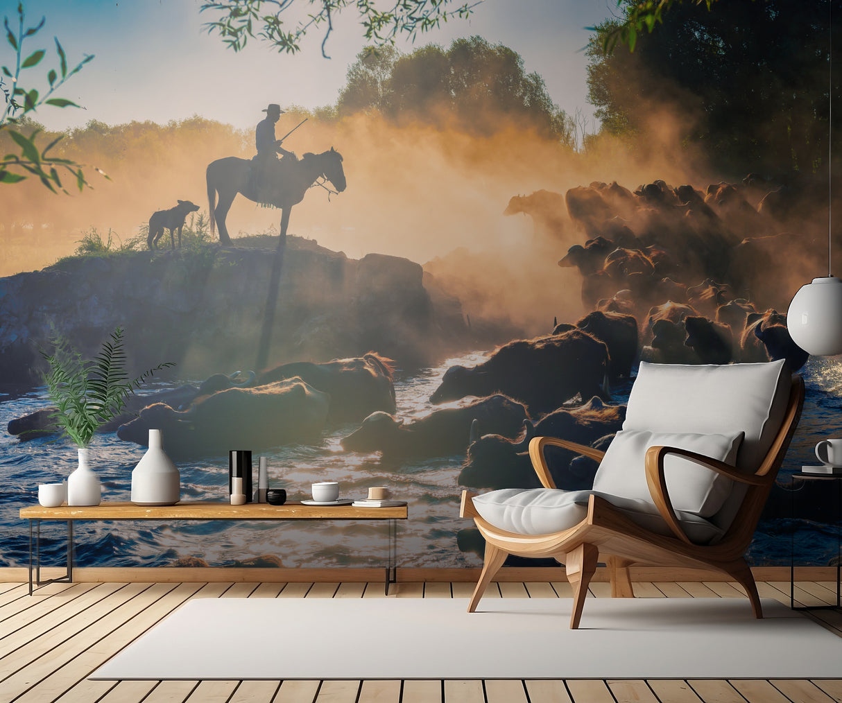 The buffalo shepherd Poster och Canvastavla