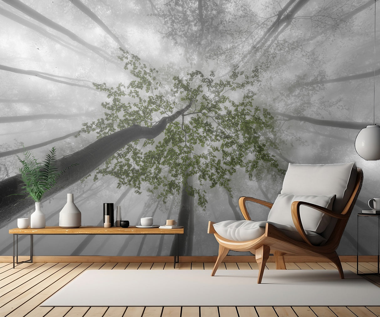 Green leaves Poster och Canvastavla