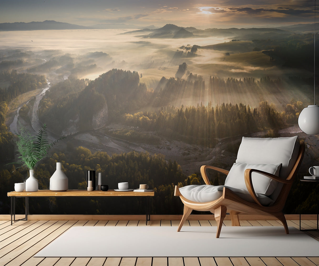 Bialka River Poster och Canvastavla