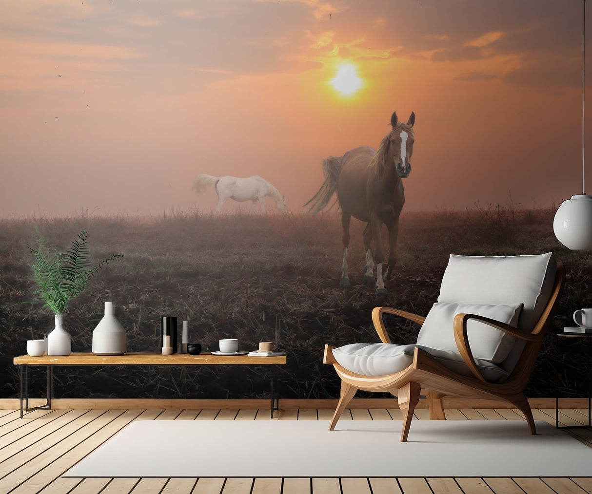 Autumn morning Poster och Canvastavla