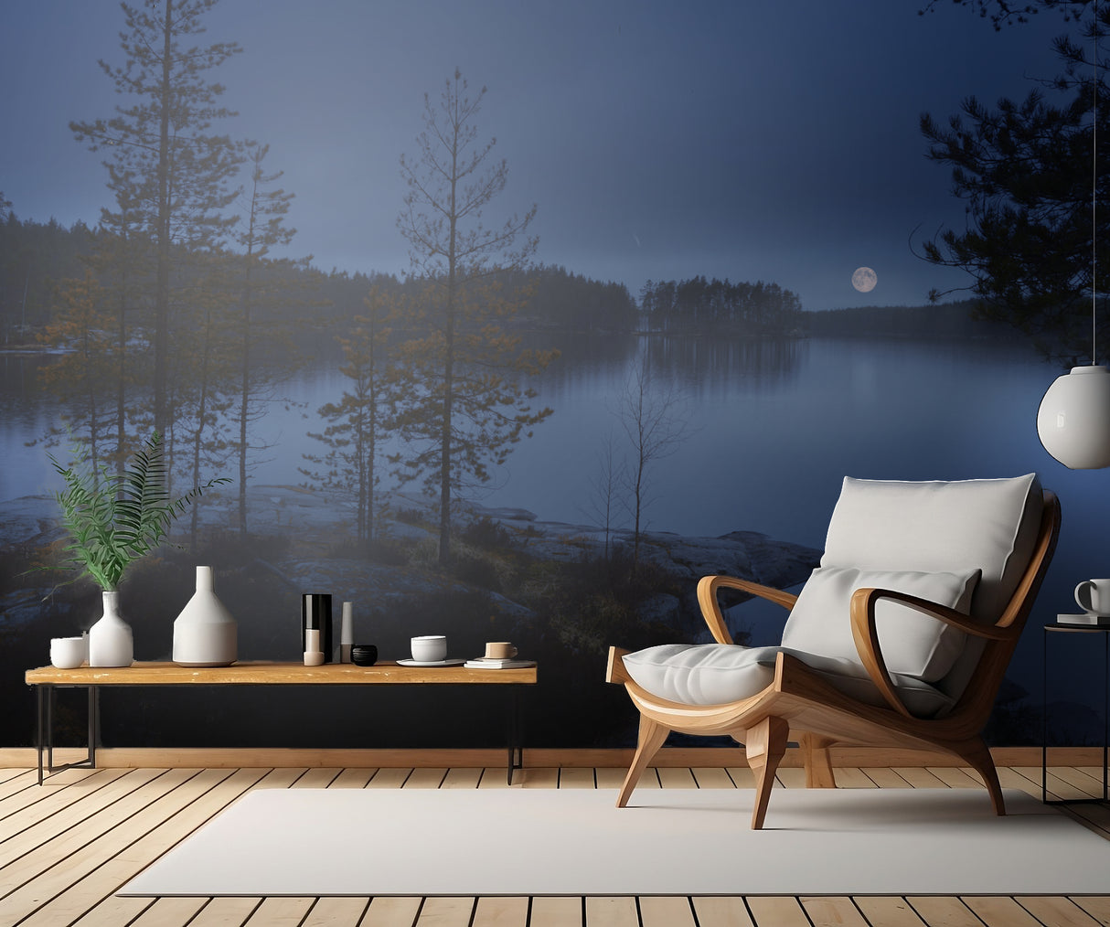 Night mist Poster och Canvastavla