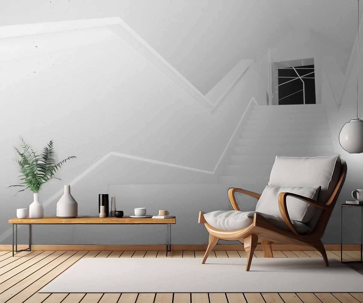 high white to the black room Poster och Canvastavla