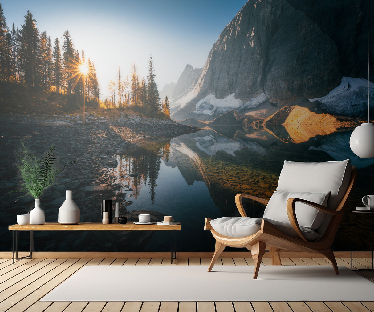 Morning Reflection Poster och Canvastavla