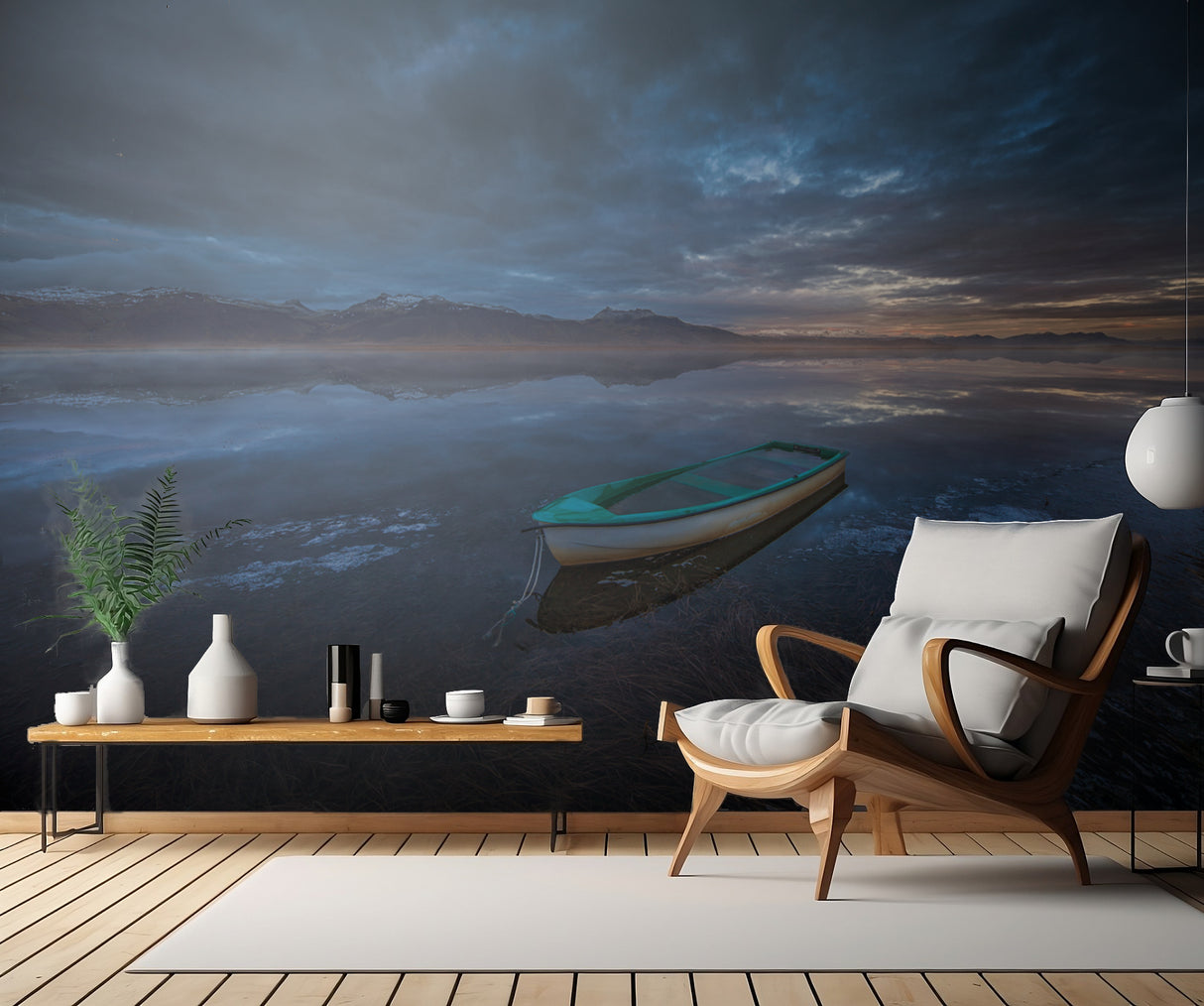 Fisherman's early winter Poster och Canvastavla