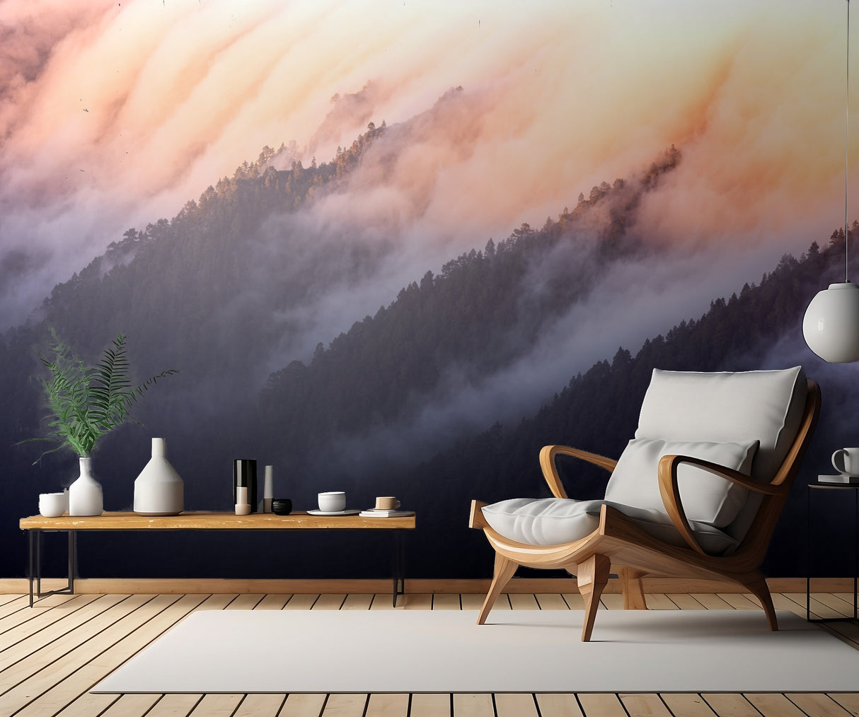 cloud falls Poster och Canvastavla