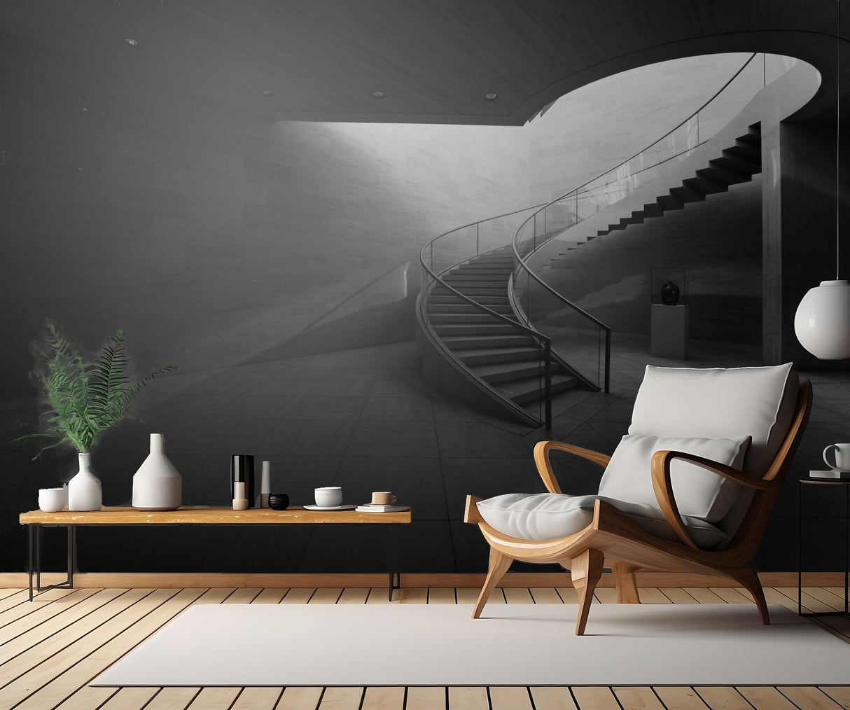 Stairs towards the light Poster och Canvastavla
