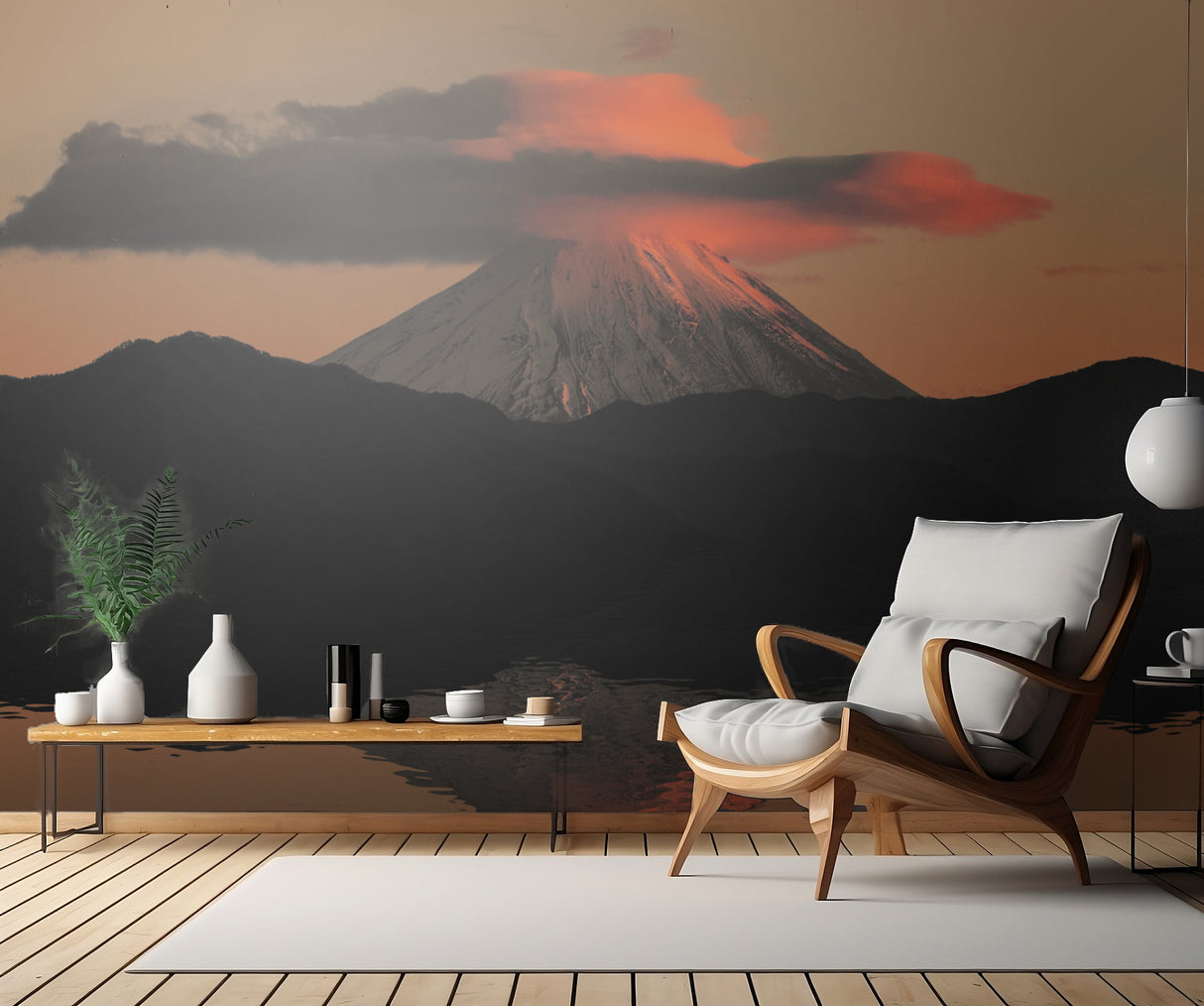Fuji Ukiyo-e Poster och Canvastavla