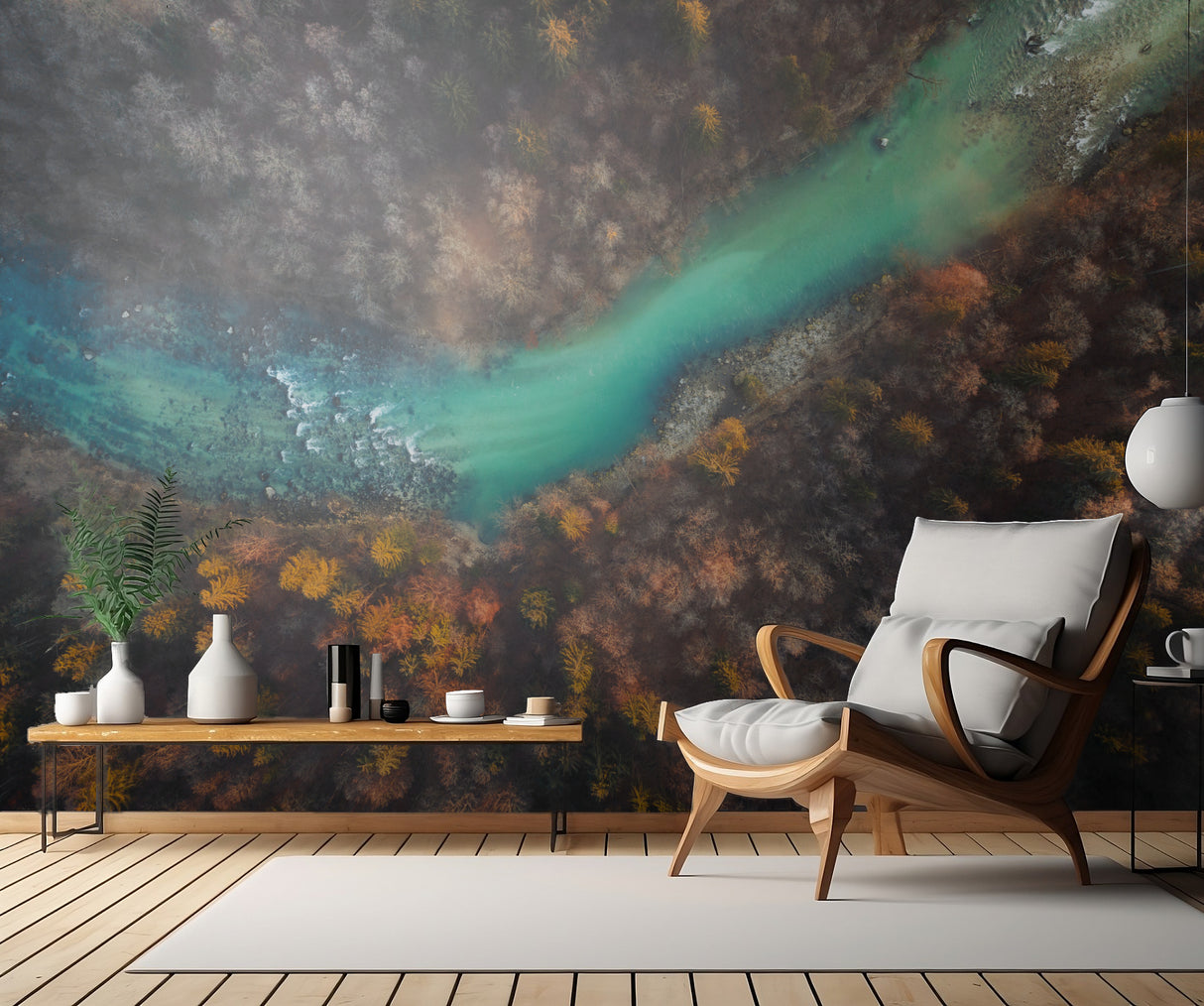 Emerald stream Poster och Canvastavla