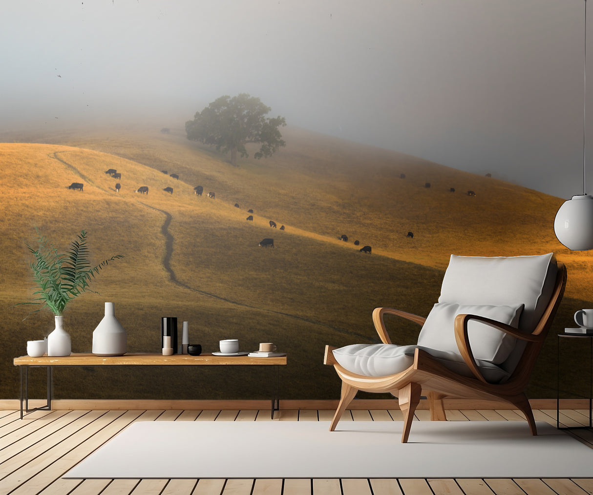 A Summer Morning in TriValley Poster och Canvastavla
