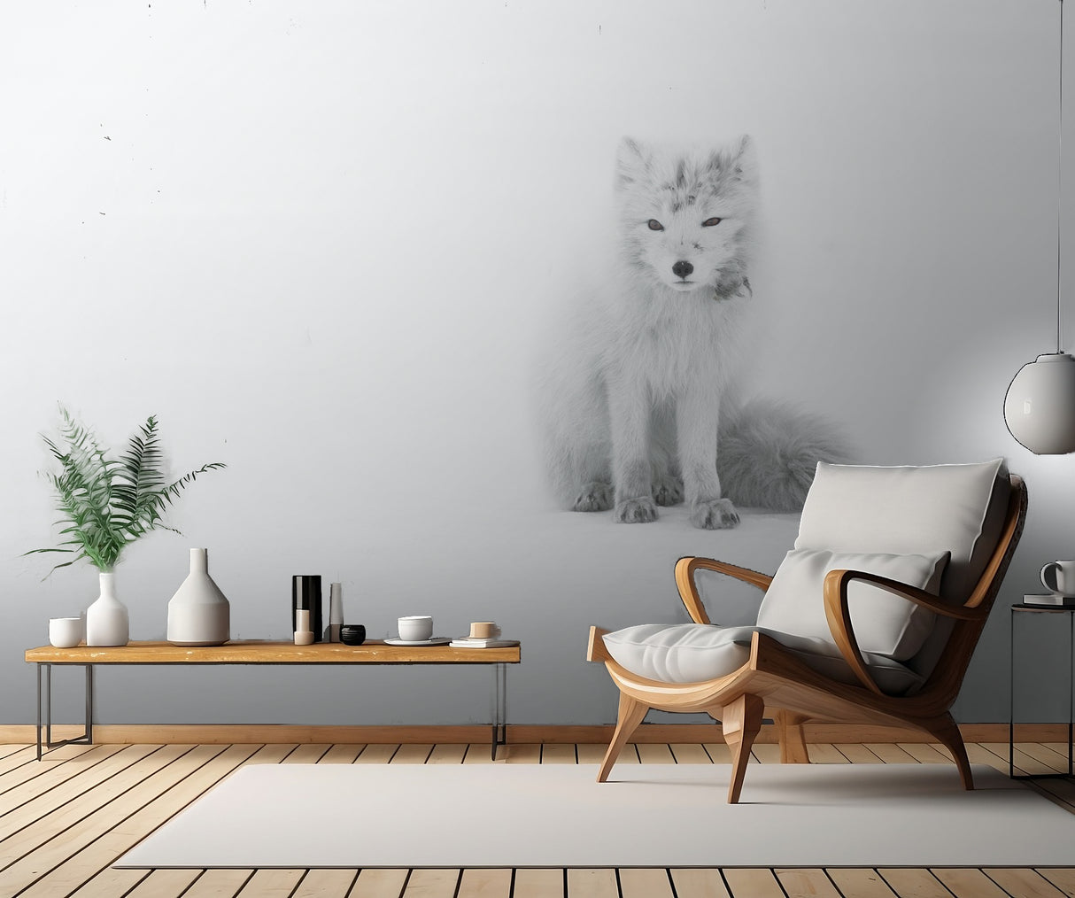 Arctic Fox Poster och Canvastavla