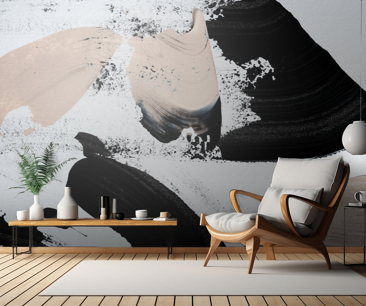 Black and Nude No 2 Poster och Canvastavla