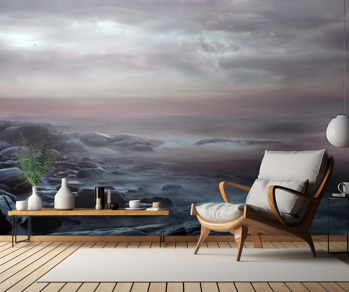 Morning at the cliffs Poster och Canvastavla