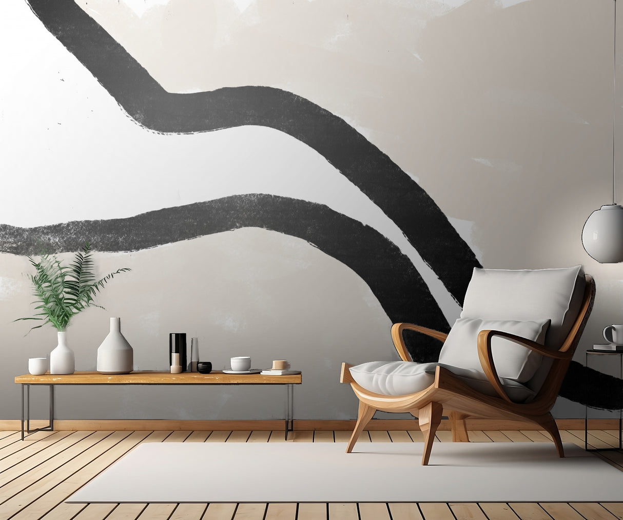Abstracto Bordered Poster och Canvastavla