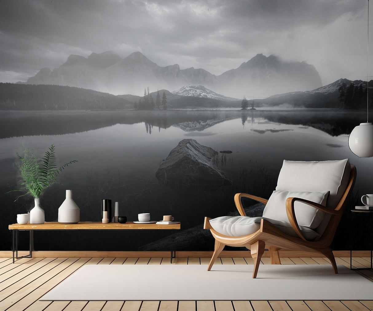 Morning mist Poster och Canvastavla