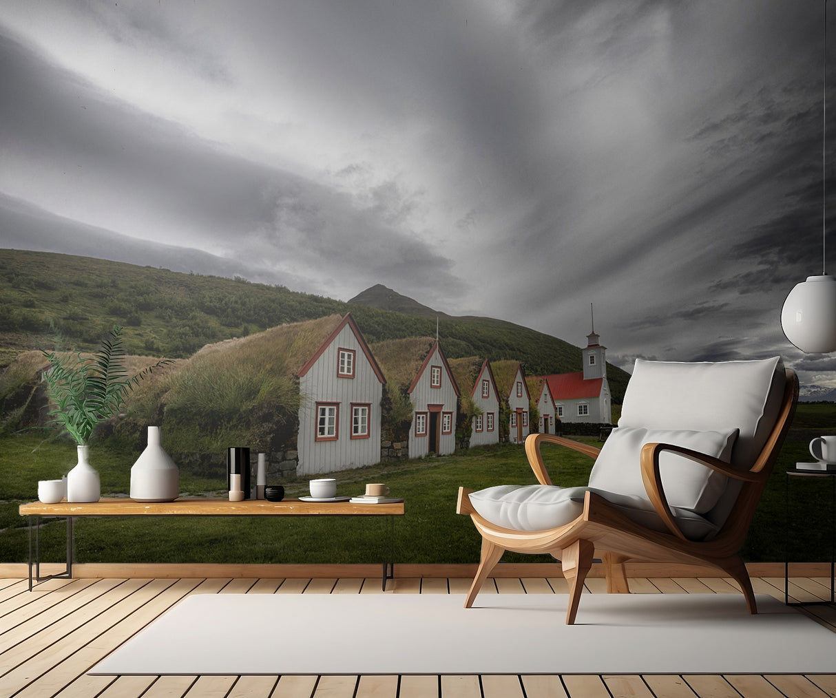 Old Icelandic Rectory Poster och Canvastavla