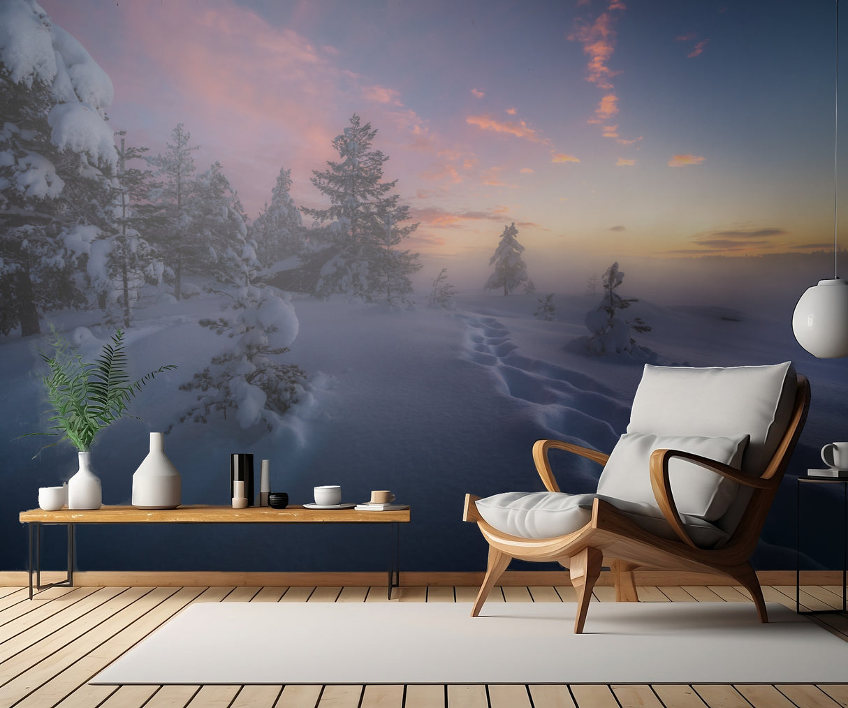 Winter Steps Poster och Canvastavla