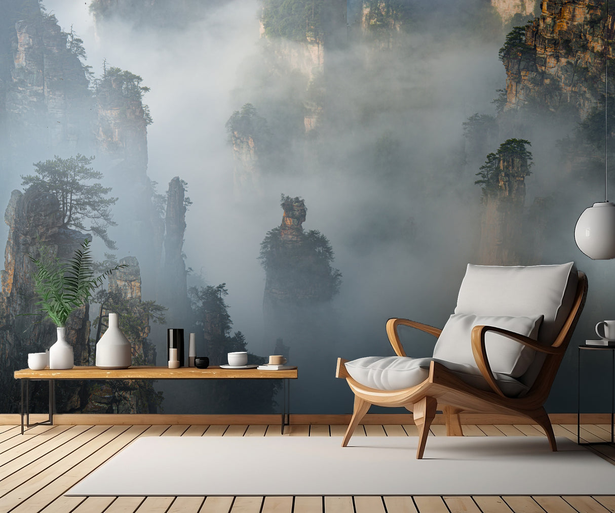 Wulingyuan Scenic Area Poster och Canvastavla