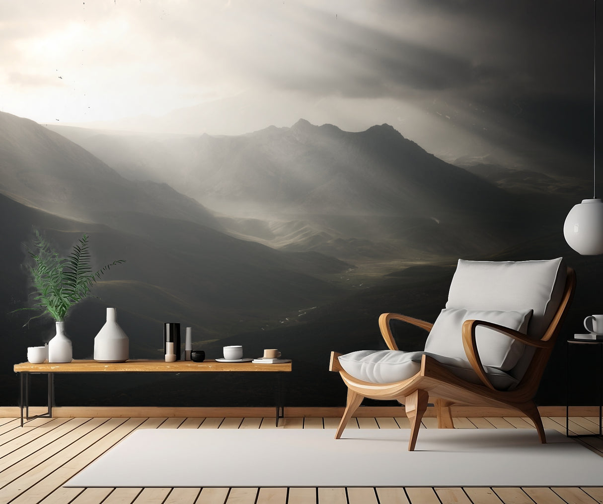 Sun Rays Mood Poster och Canvastavla