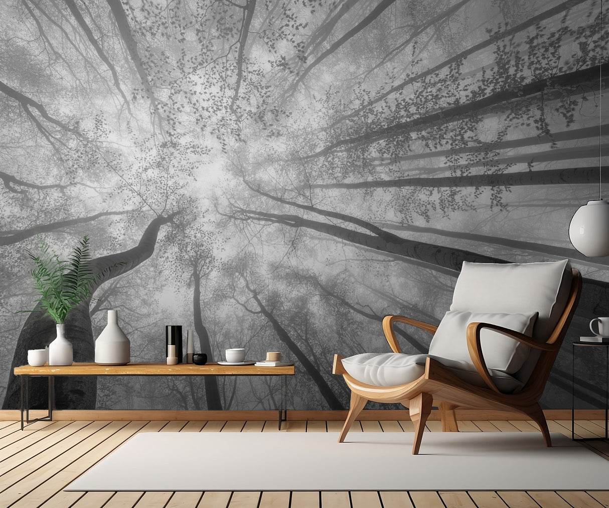 Spring crown of trees Poster och Canvastavla