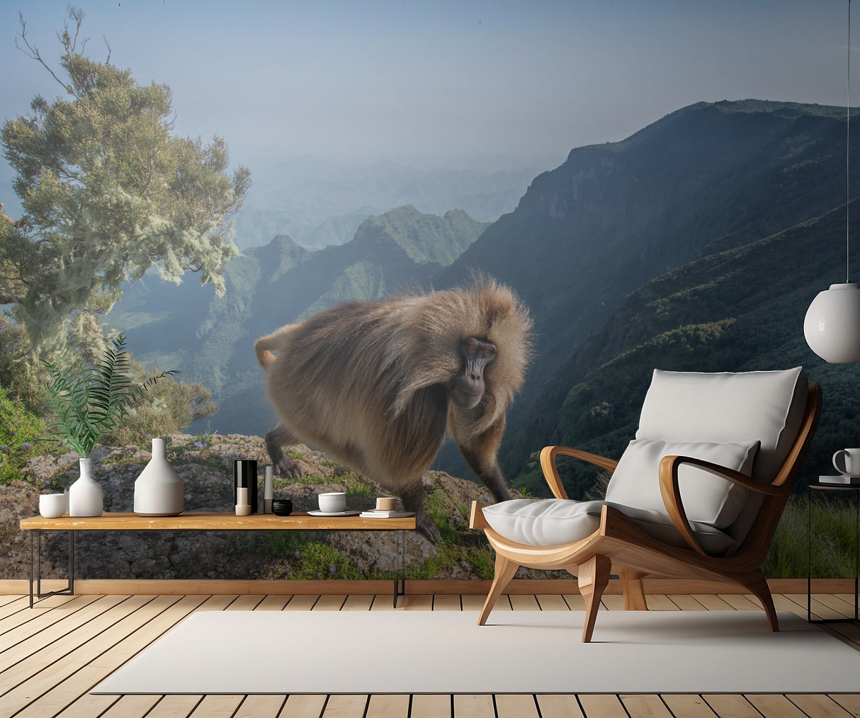 Lion monkey Poster och Canvastavla