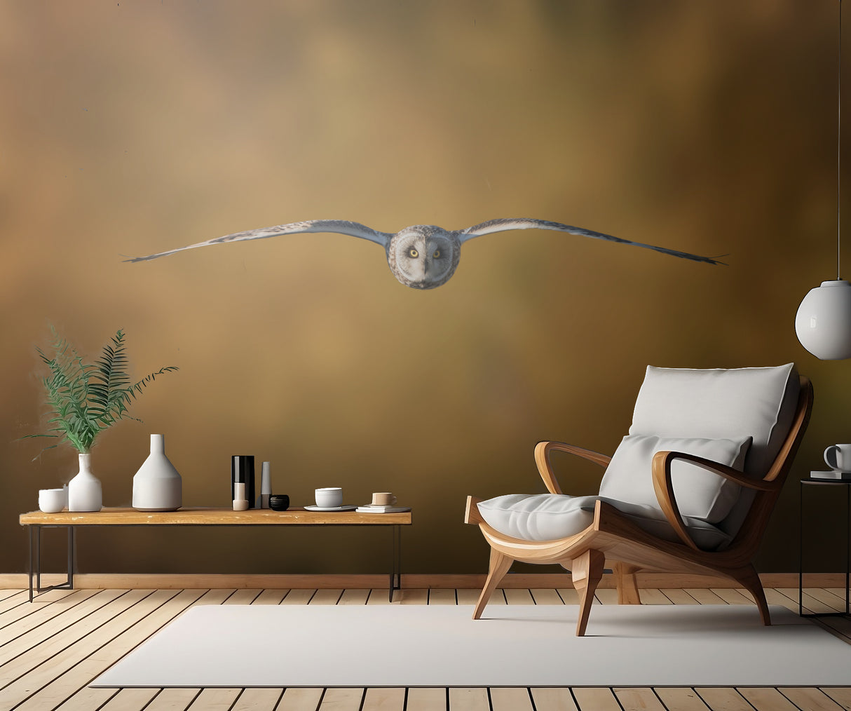 Short-Eared Owl Poster och Canvastavla