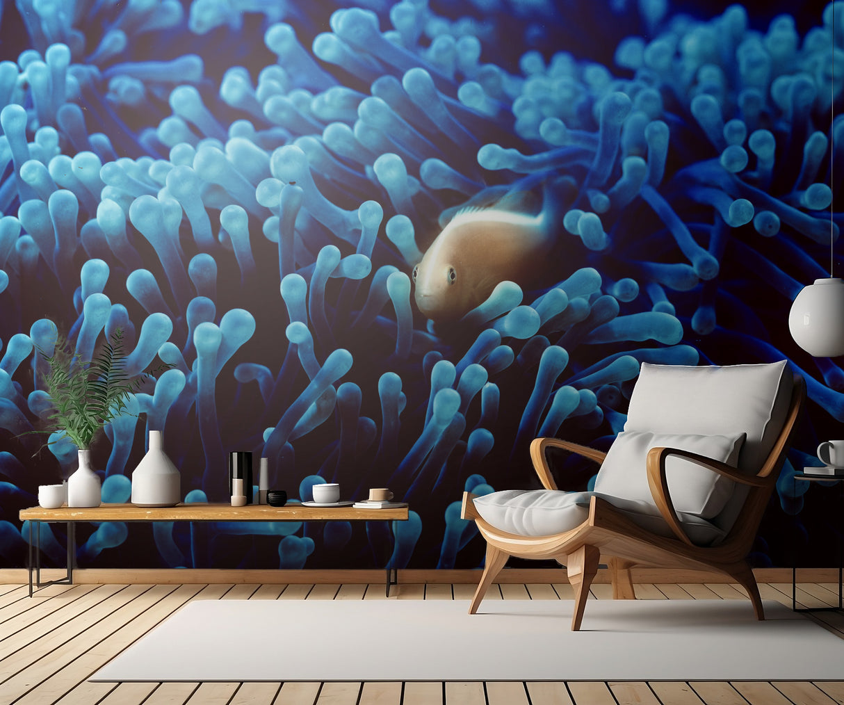 Clown in the blue Poster och Canvastavla