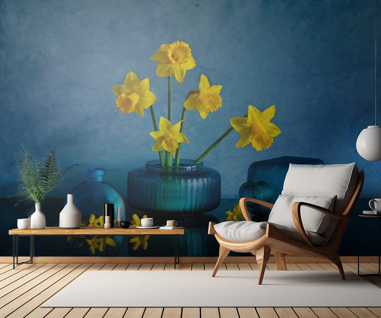 Yellow Daffodil Poster och Canvastavla