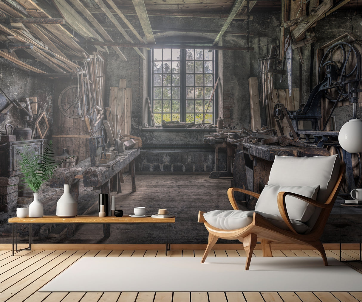 THe Carpenters workshop Poster och Canvastavla