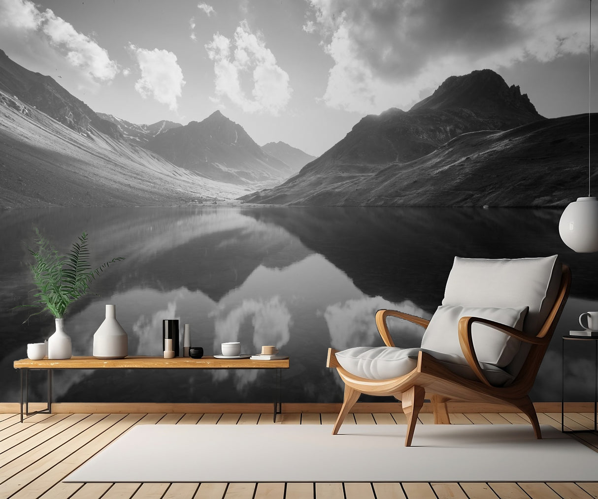 Mountain reflection Poster och Canvastavla