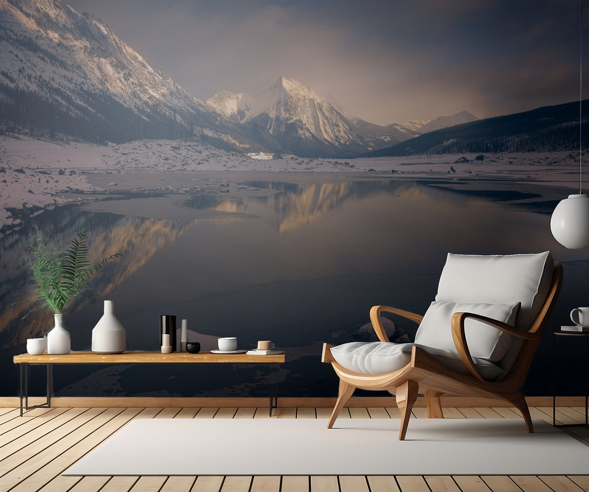 Medicine Lake, Canada Poster och Canvastavla