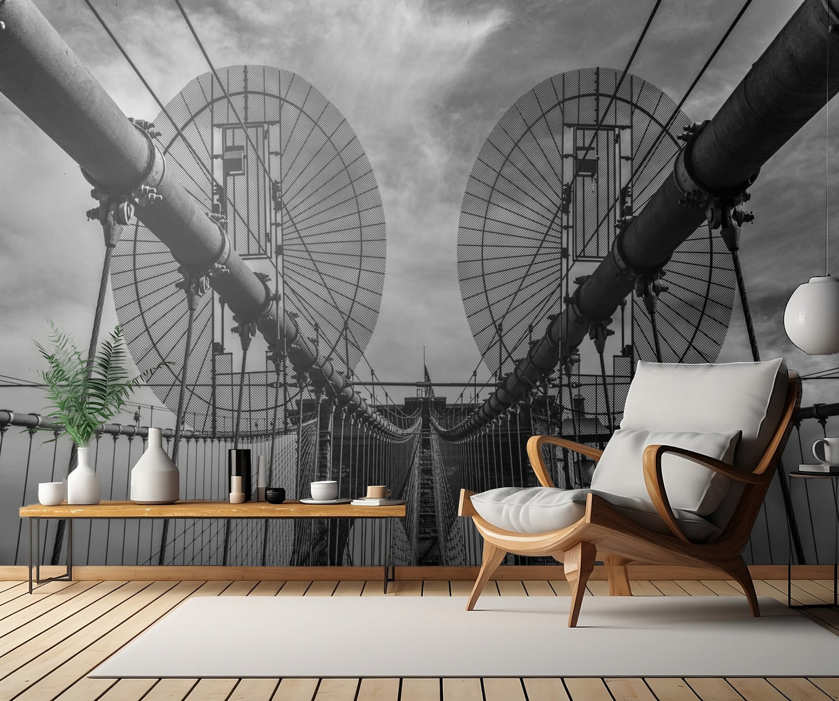 Brooklyn Bridge Poster och Canvastavla