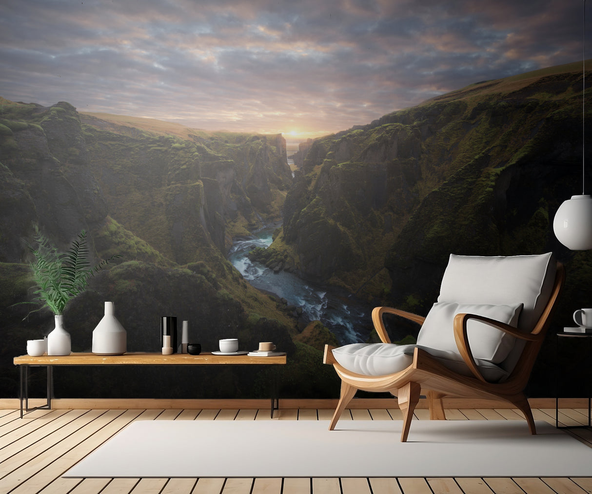 Sunrise at the Canyon Poster och Canvastavla
