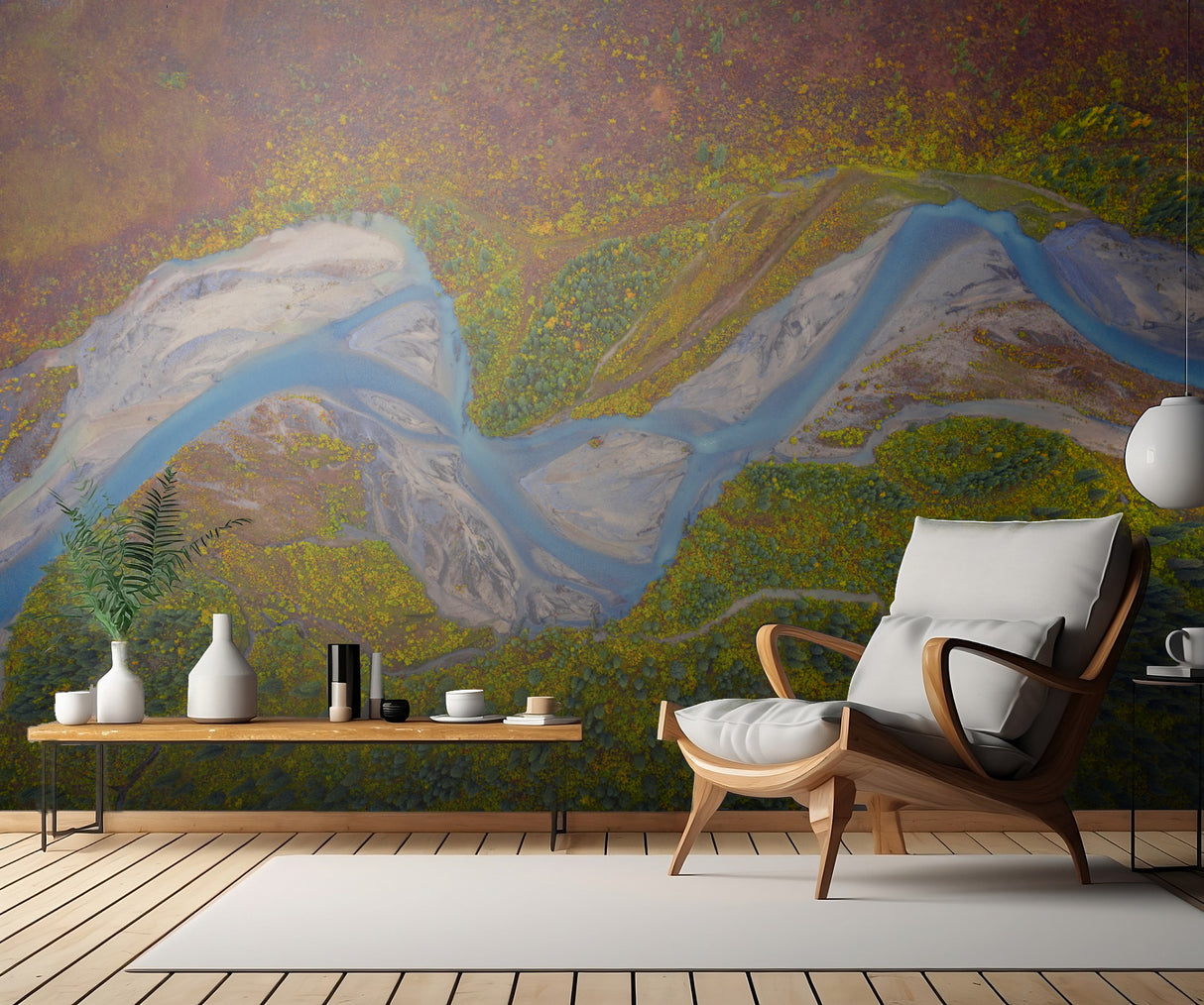Matanuska River Poster och Canvastavla