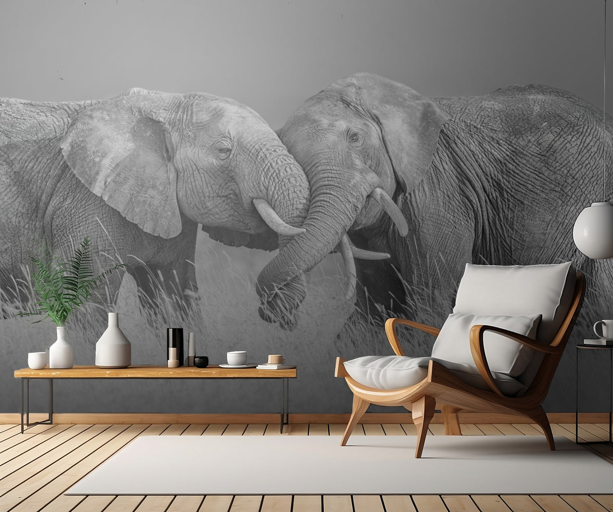 Elephant Flight Poster och Canvastavla