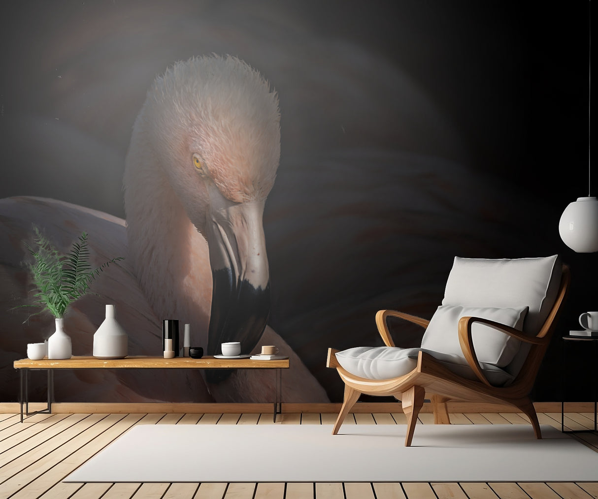 Flamingo Poster och Canvastavla
