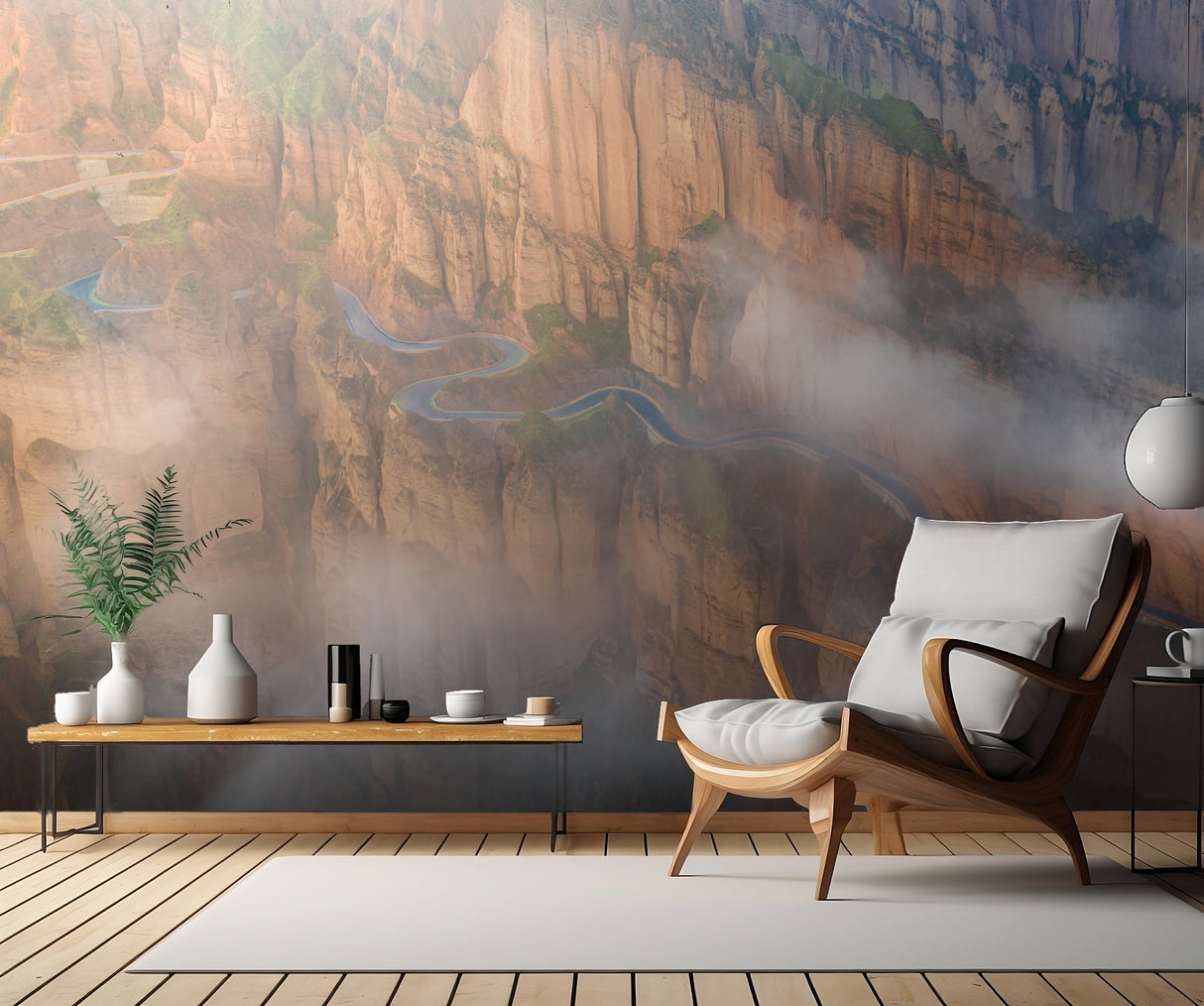 Mountain road Poster och Canvastavla
