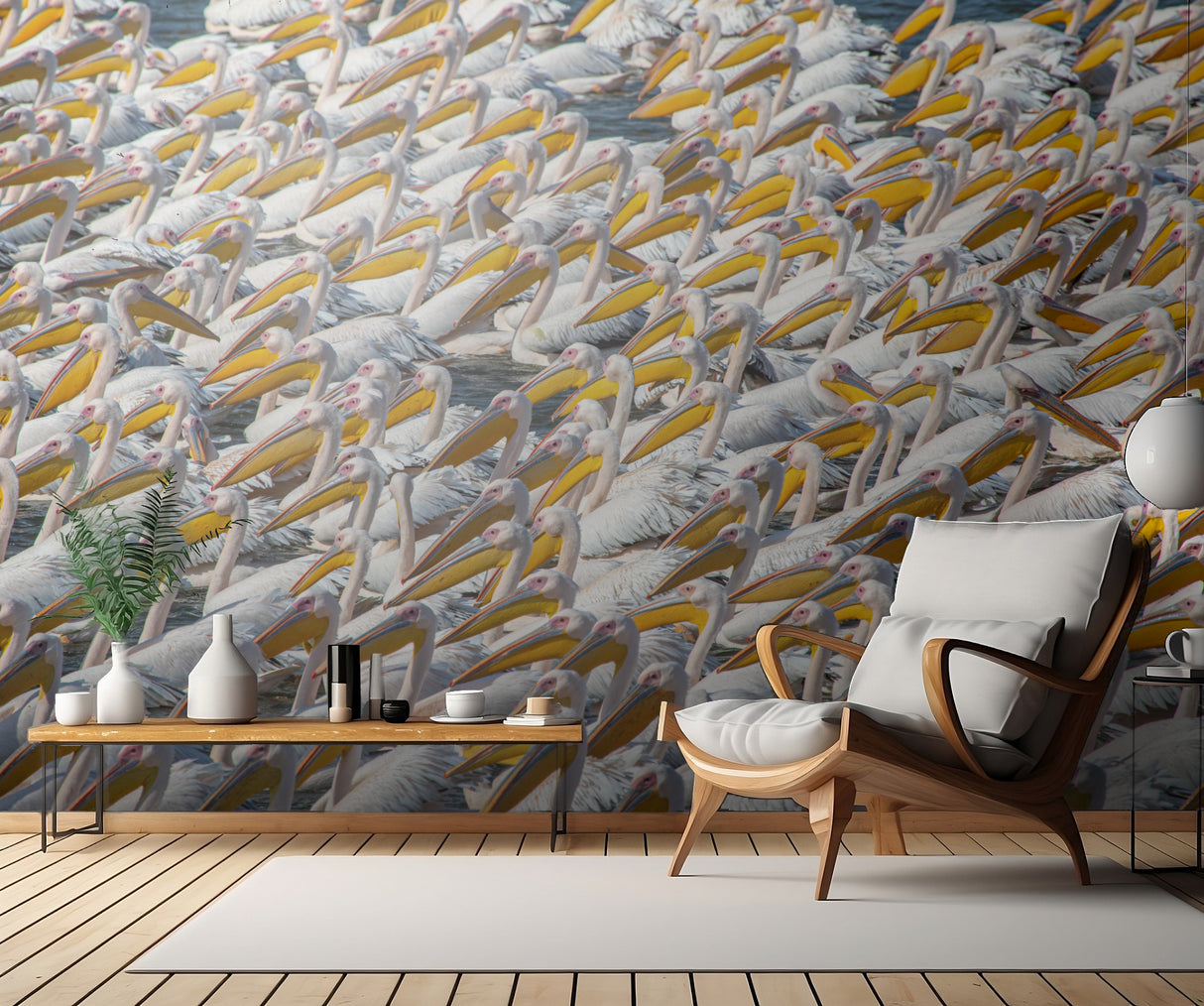 Pelican Parade Poster och Canvastavla