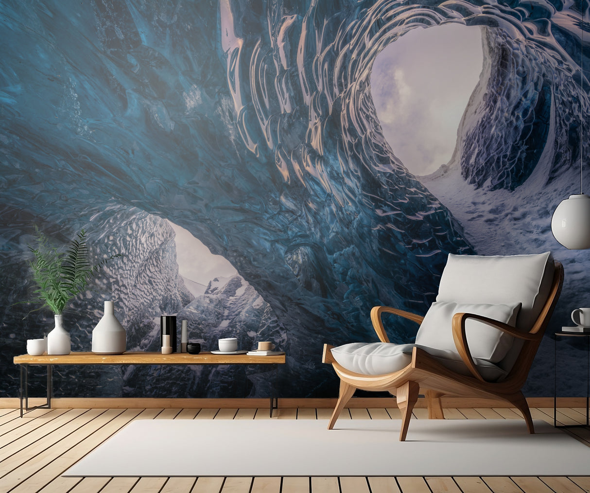 The eyes of the glacier Poster och Canvastavla