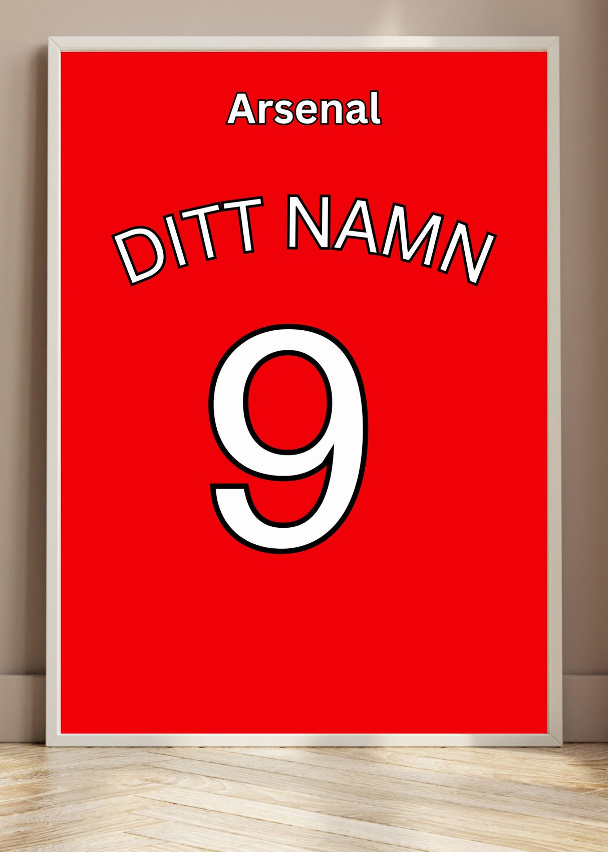 Arsenal poster med namn