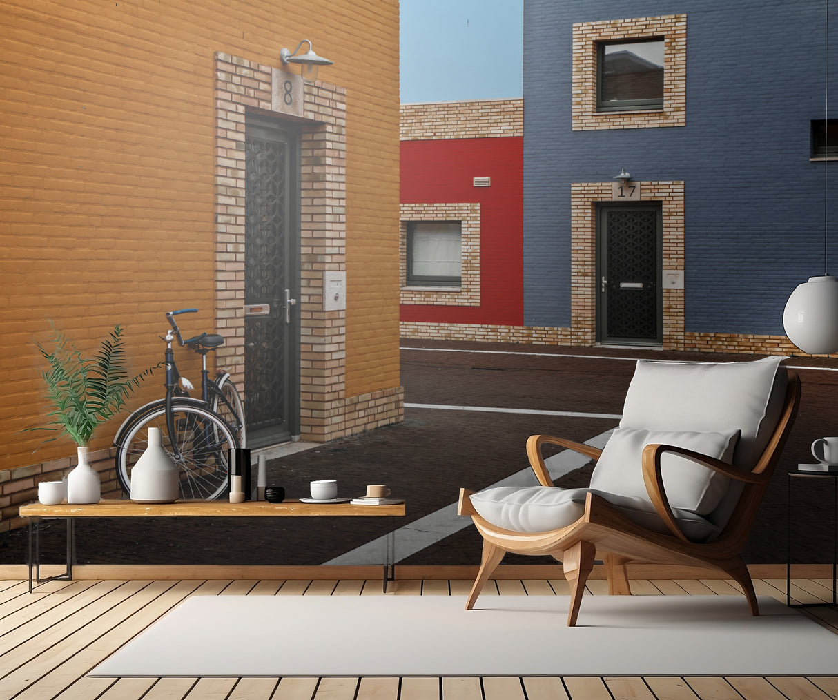colored facades Poster och Canvastavla