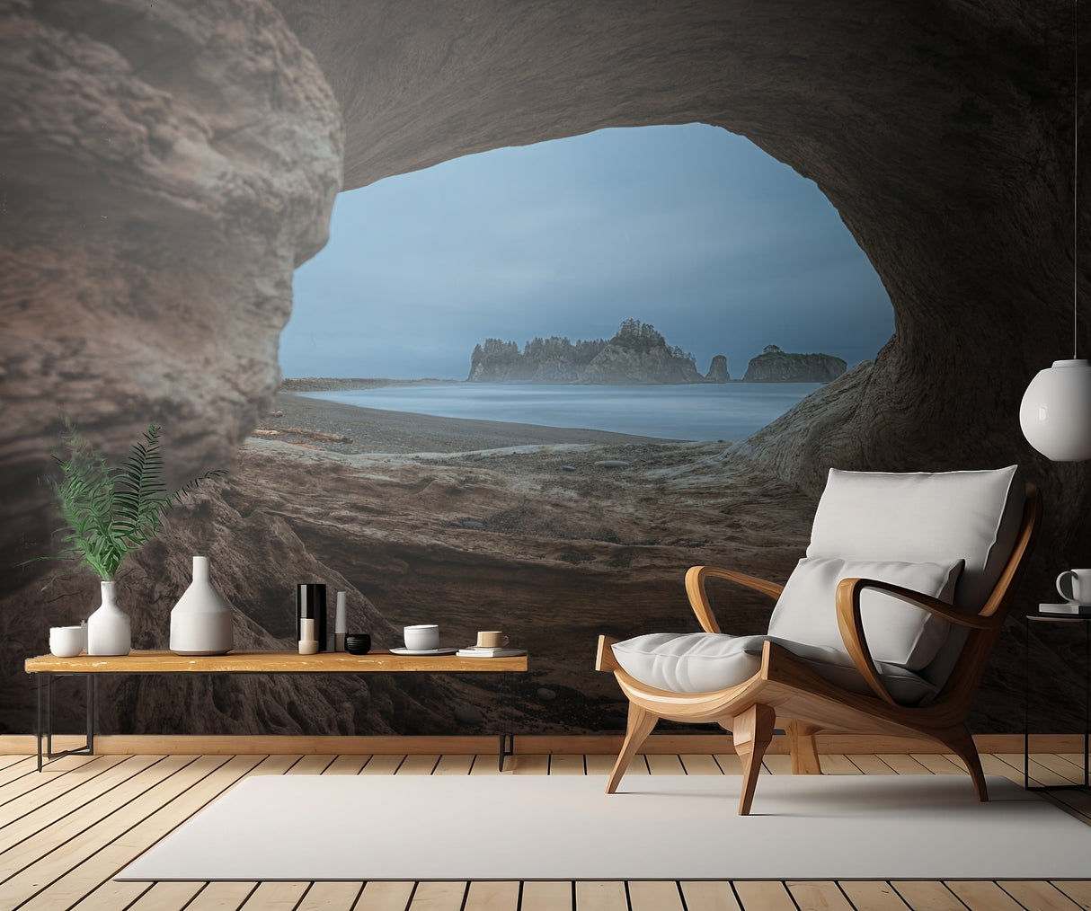 View from a Hollow Tree Poster och Canvastavla