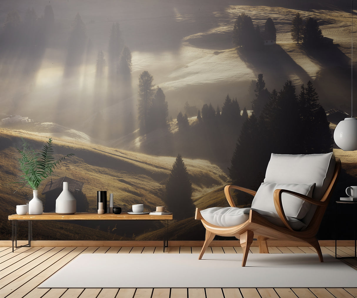 Sunrise in Dolomites Poster och Canvastavla