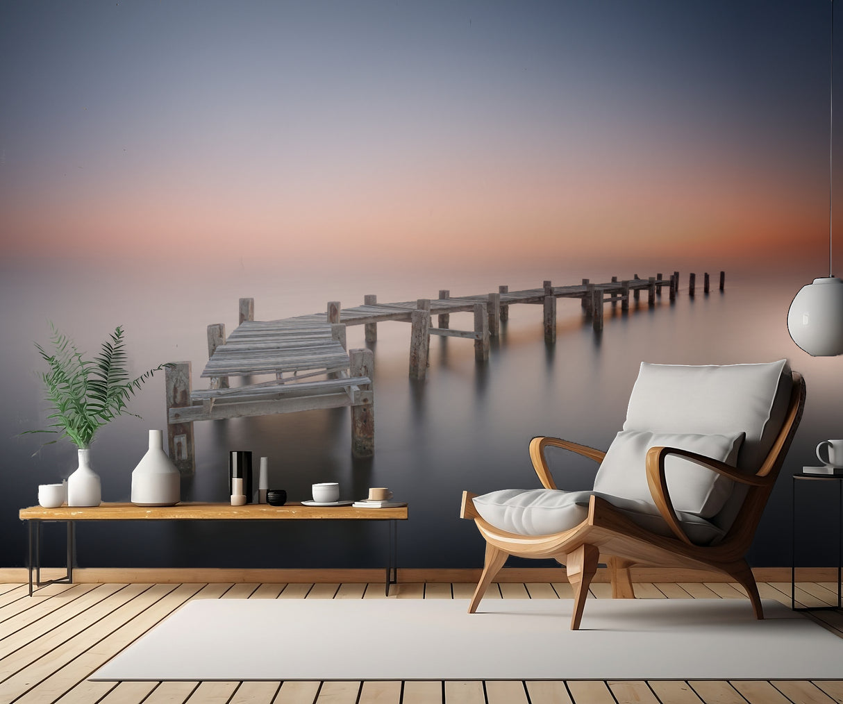 Old pier II Poster och Canvastavla