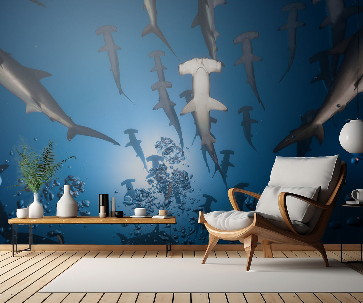Hammerhead Shark Poster och Canvastavla
