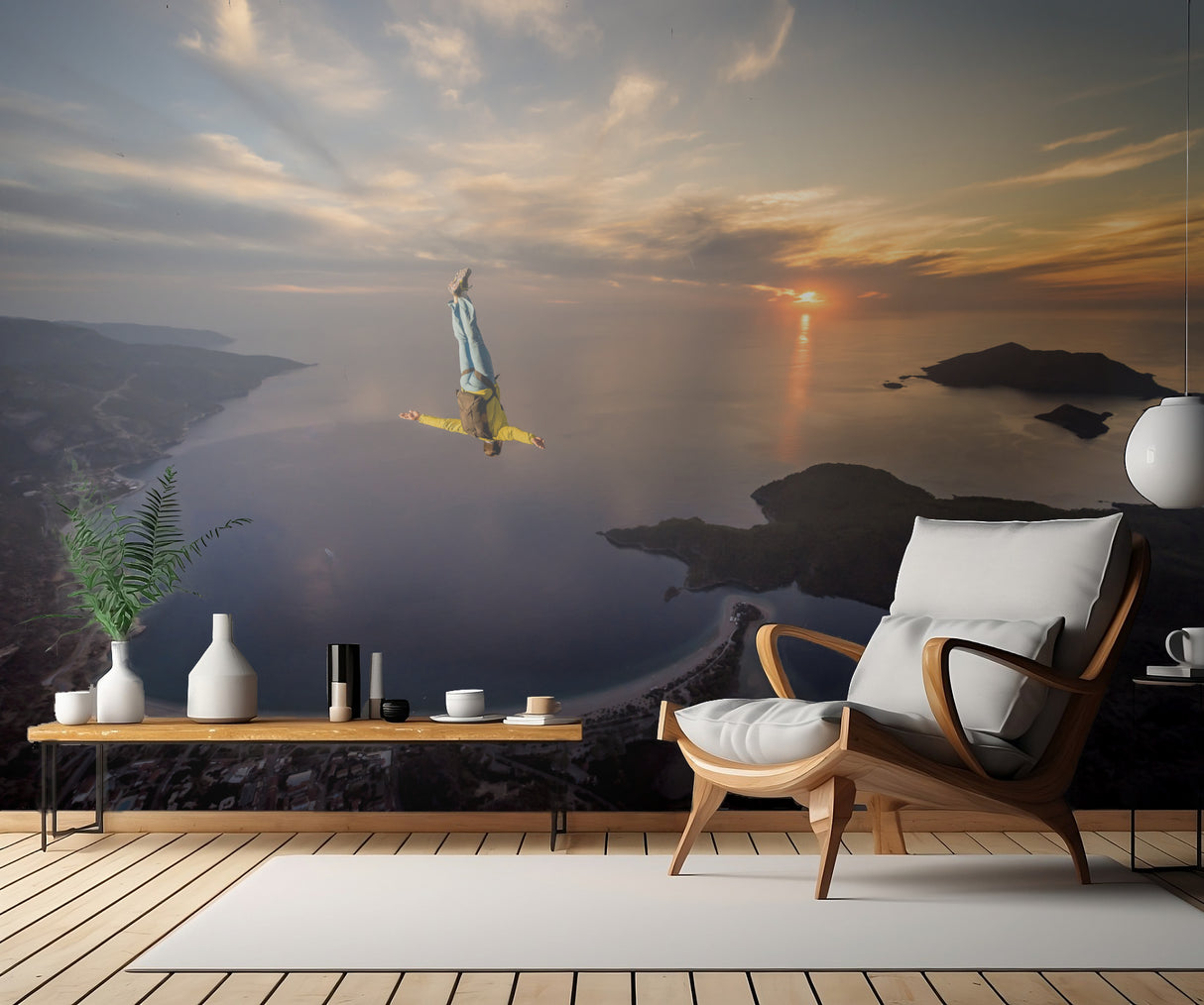 Freefalling with Guillaume Galvani Poster och Canvastavla