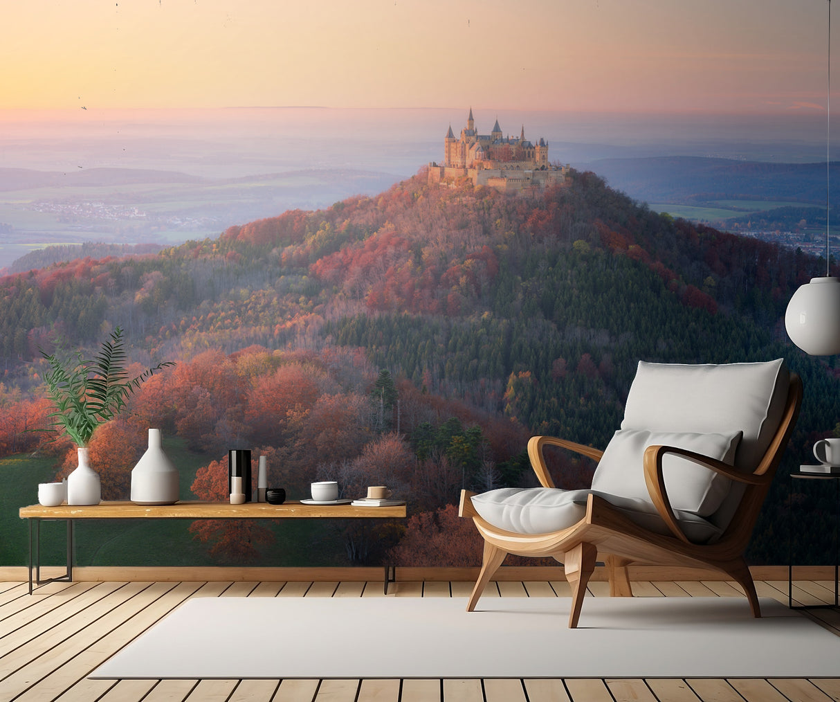 Golden Autumn Evening Poster och Canvastavla