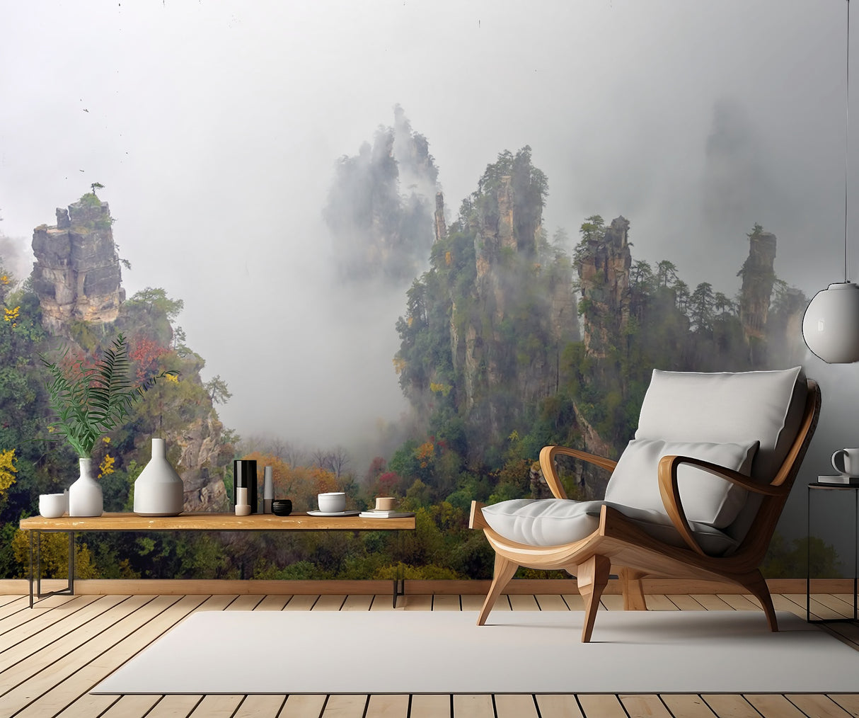 Zhang Jia Jie Fall Color Poster och Canvastavla