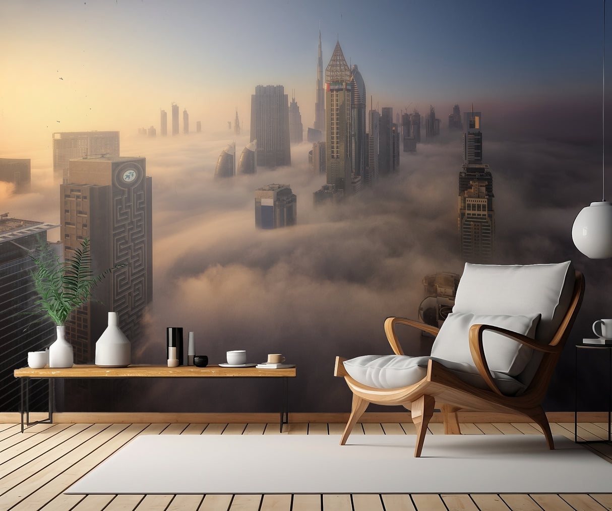 Cloud City Poster och Canvastavla